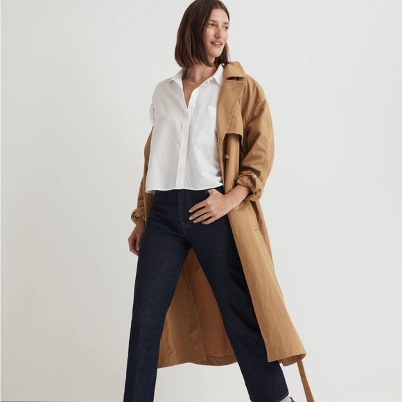Madewell Tops - Madewell Cropped Utility Button Up Shirt